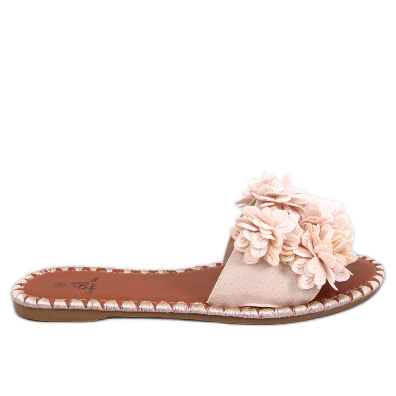Pantofole Prima Beige Fiore