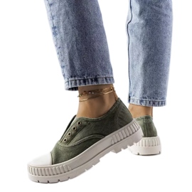Inna Sneaker verde scuro di Walton