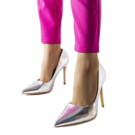 Tacchi Cabell argento metallizzato