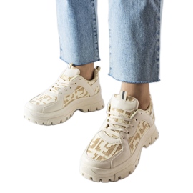 Chunky sneakers beige di Brunswick