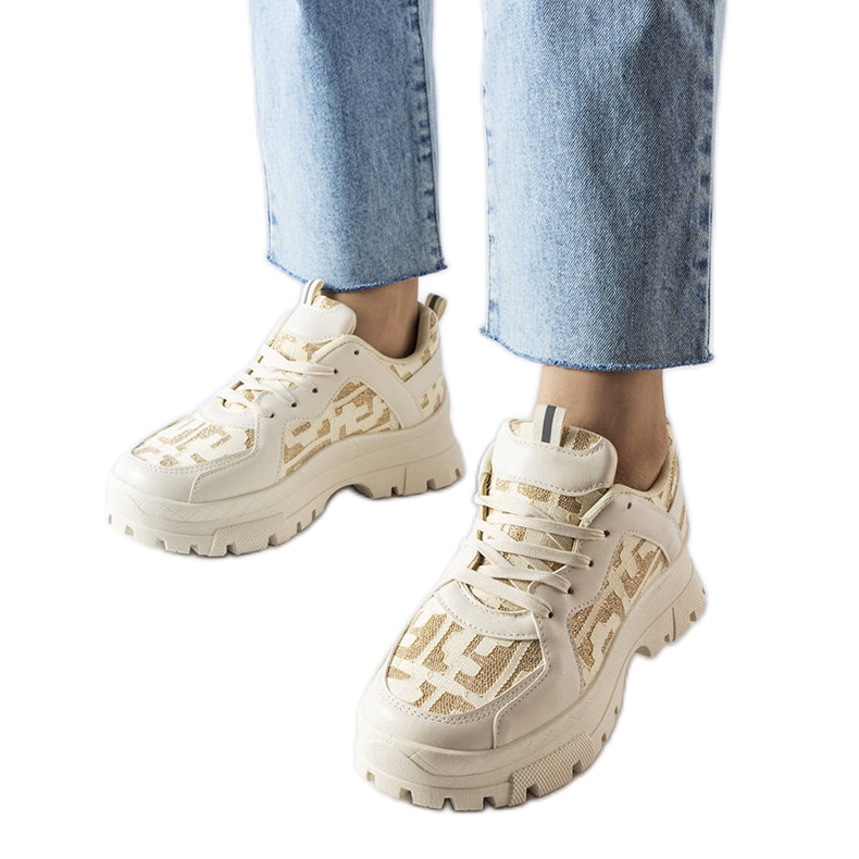 Chunky sneakers beige di Brunswick