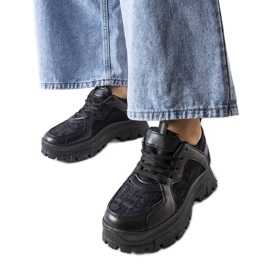 Sneaker chunky nere di Brunswick nero