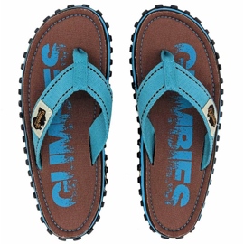 Infradito retrò Gumbies Islander eroso G-IS-UNI-ERET blu