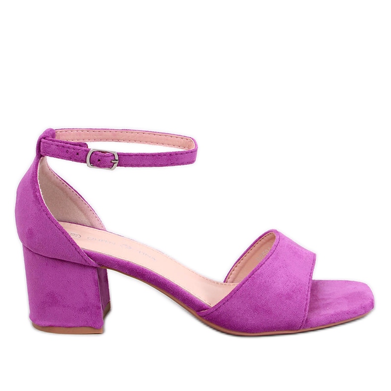 Sandali con tacco basso Medley Rose rosa
