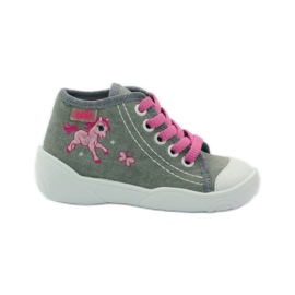 Ciabatte su sneakers Befado 218P048 konik rosa grigio