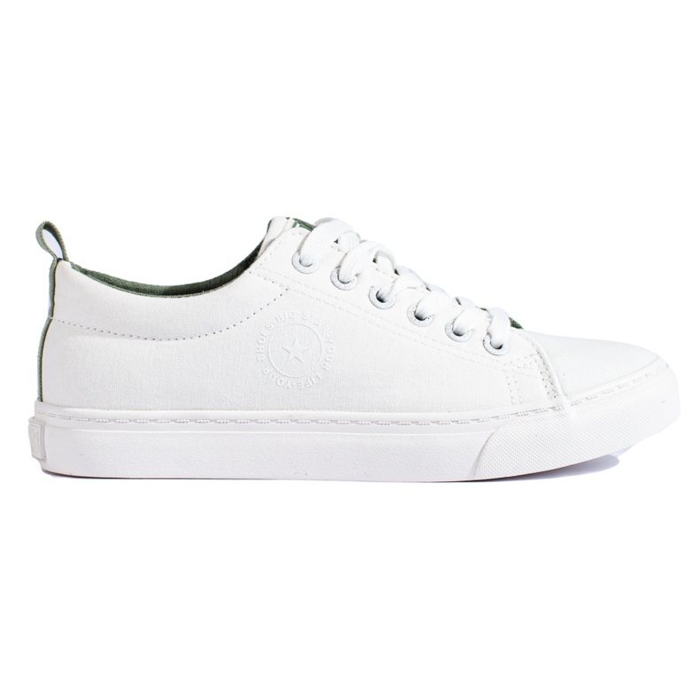 Sneakers basse da donna bianche Big Star LL274248 bianca