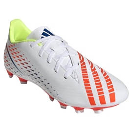 Scarpe da calcio Adidas Predator Edge.4 FxG M GW0989 bianca bianca