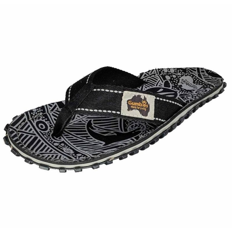 Infradito Gumbies Islander G-IS-UNI-BLSIG nero