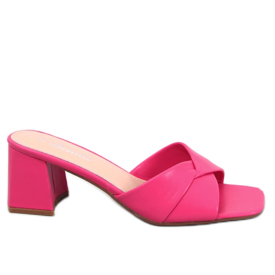 Sandali fucsia 2025 tacco basso