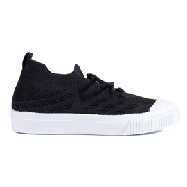Sneakers Shelovet nere in tessuto da donna nero