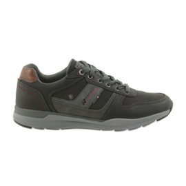 American Club Scarpe sportive leggere da uomo americane RH01/19 nere nero marrone grigio