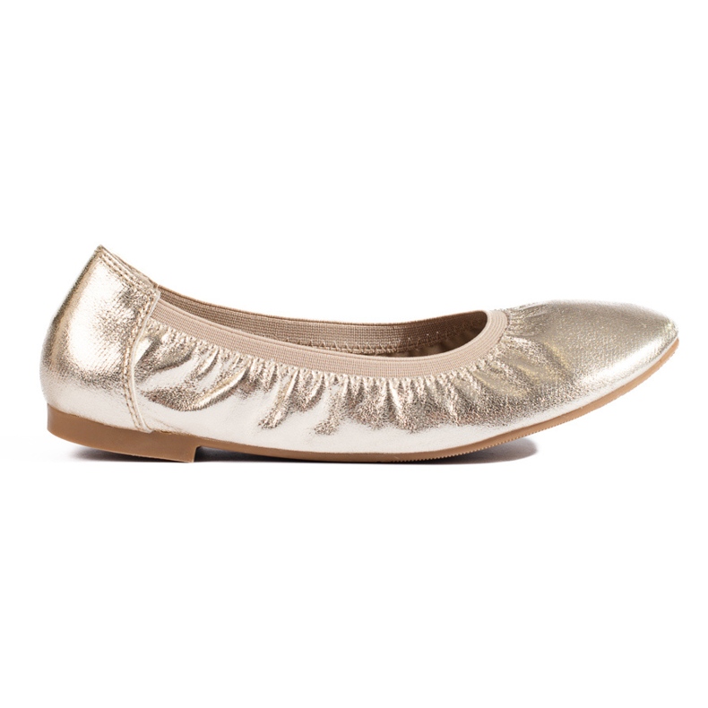 Ballerine dorate da donna Shelovet d'oro