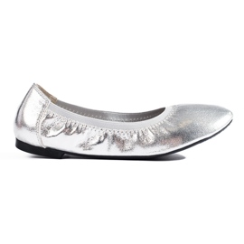 Ballerine argento da donna Shelovet d'argento