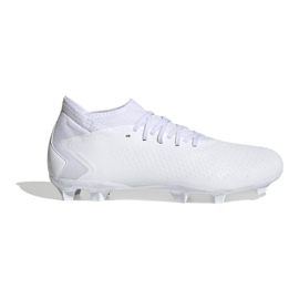 Scarpe da calcio Adidas Predator Accuracy.3 Fg M HQ1077 bianco