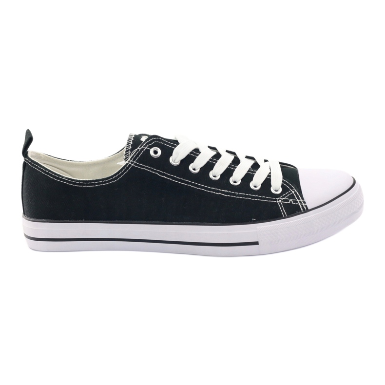 Sneakers nere American Club LH03 bianca nero