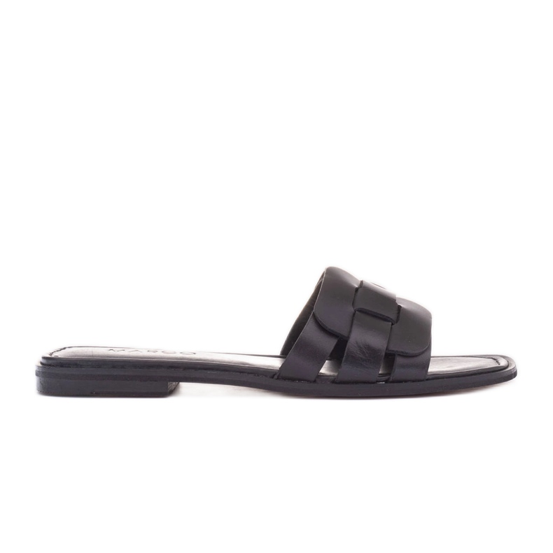 Marco Shoes Sandali con cinturino intrecciato nero