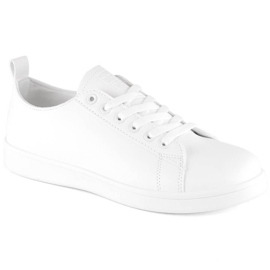 News Scarpe sportive sneakers realizzate in pelle ecologica bianca Novità 23SP02-5786