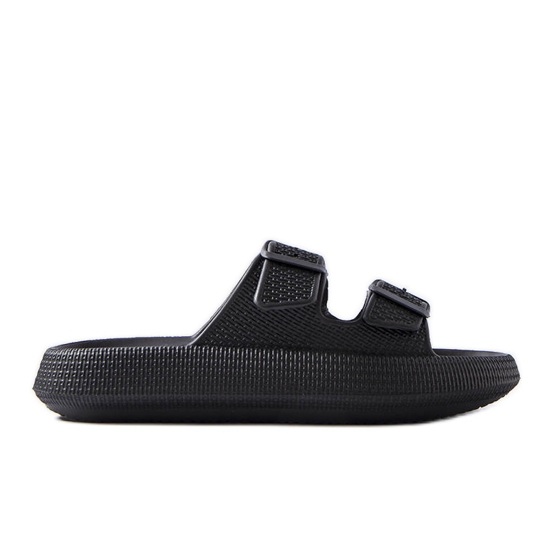 Pantofole nere da uomo Karersee nero