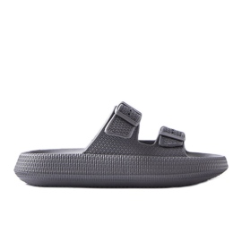 Pantofole grigie da uomo Karersee grigio