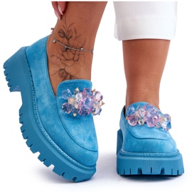 PS1 Mocassini Donna Crystal Blu Avril