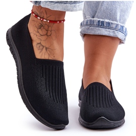 PE1 Sneakers Slip-On da donna nere Lento nero