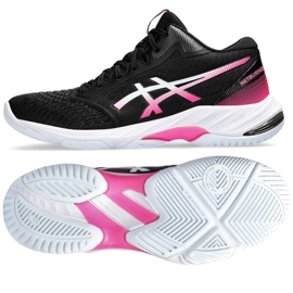 Scarpe Asics Netburner Ballistic Ff Mt 3 W 1052A070-003 nero nero