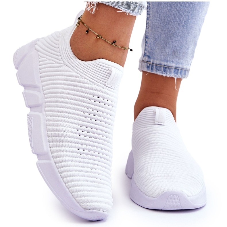 Scarpe Sportive Donna Slip-on Big Star DD274460 Bianco bianca