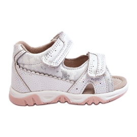 News Comodi sandali con velcro per bambini White Alaska bianco
