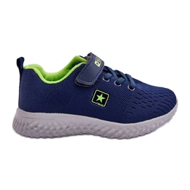 News Scarpe Sportive da Bambino Con Velcro Brego Verde Navy blu