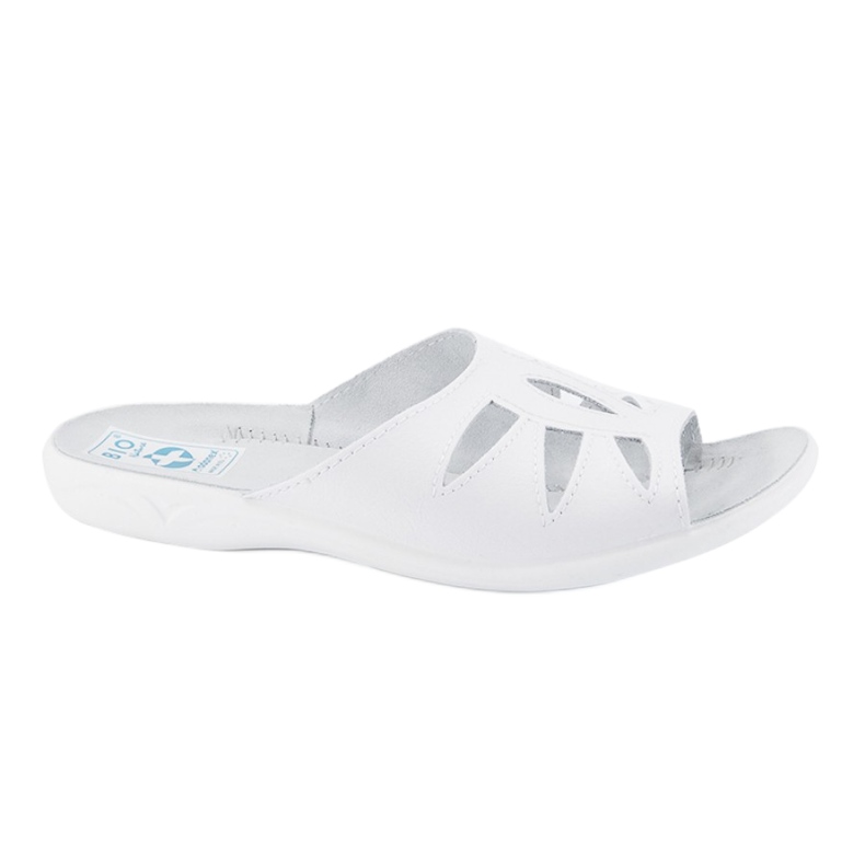 Pantofole Adanex BIO Nature 9241 bianca