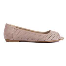 Ballerine traforate beige da donna Shelovet