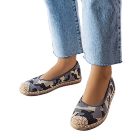 Espadrillas senza lacci grigie di Benedum grigio