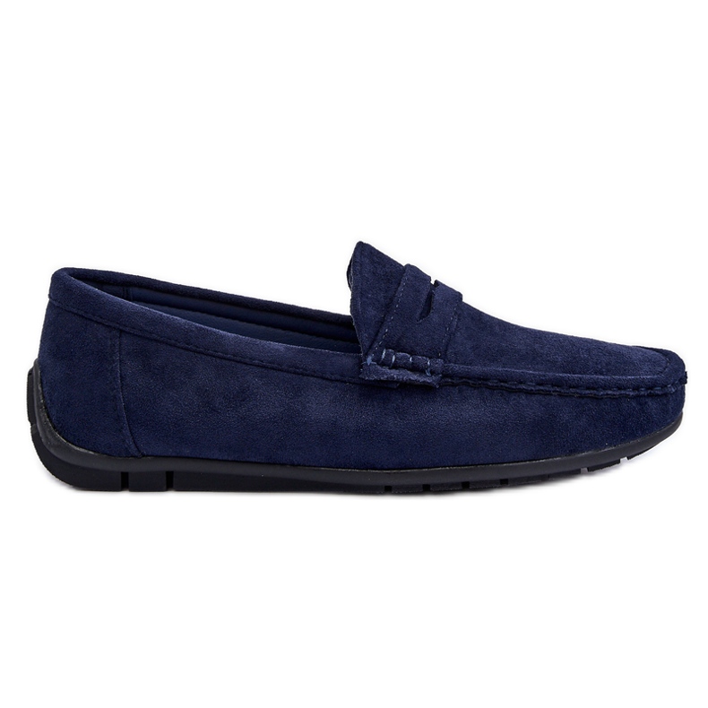 Mocassini da uomo Wesley Navy Suede blu