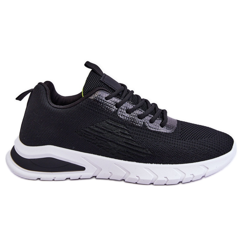 Scarpe Sportive Classiche Da Uomo Nere E Bianche Santiago nero