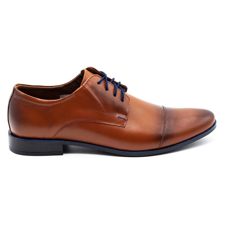 Olivier 288 scarpe in pelle maschile marroni marrone