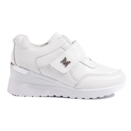 Sneakers con zeppa Shelovet bianco