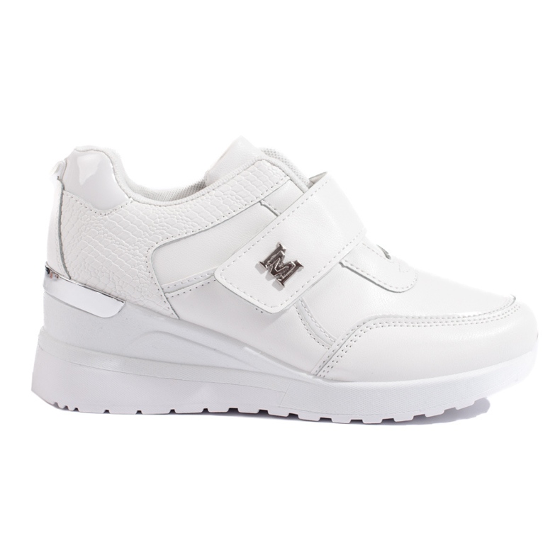 Sneakers con zeppa Shelovet bianca