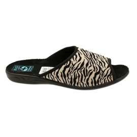 Adanex Pantofole da donna Sara 15773 Stampa leopardata nero