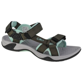 Sandalo da trekking CMP Hamal Wmn 38Q9956-F854 sandali verdi verde