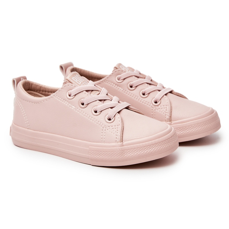 Sneakers eco-piuma per bambini Big Star JJ374022 NUDE rosa