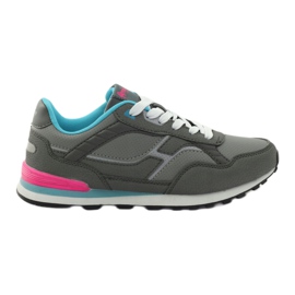 American Club American C1 grigio sportivo jogging blu rosa