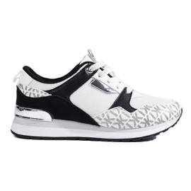 Scarpe sportive da donna Shelovet di colore nero e bianco