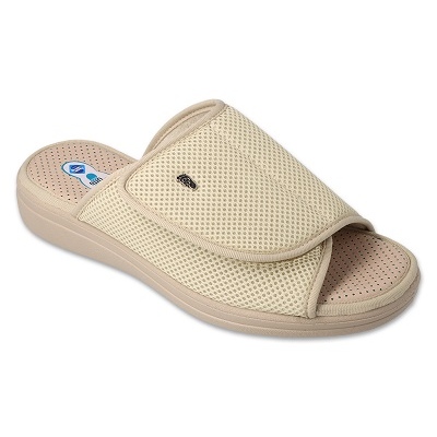 Ciabatte da donna Dr.ORTO Befado con fondo in velcro 078D003 beige