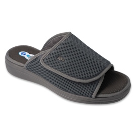 Ciabatte da uomo Dr.ORTO Befado con fondo in velcro 078M001 verde