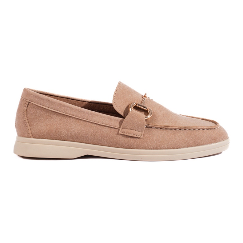 Brogue Shelovet in camoscio marrone beige