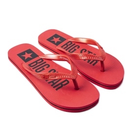 Infradito Big Star rosso FF174489