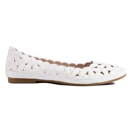 Ballerine Shelovet bianche traforate da donna bianco