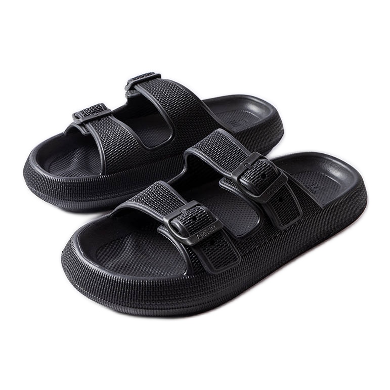 Pantofole nere Big Star LL274615 nero
