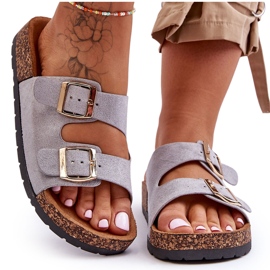 Sandali Slip-On Cortina Grigi Da Donna grigio