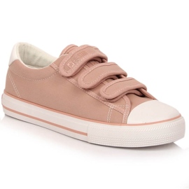 Sneaker con velcro Big Star W INT1842A rosa